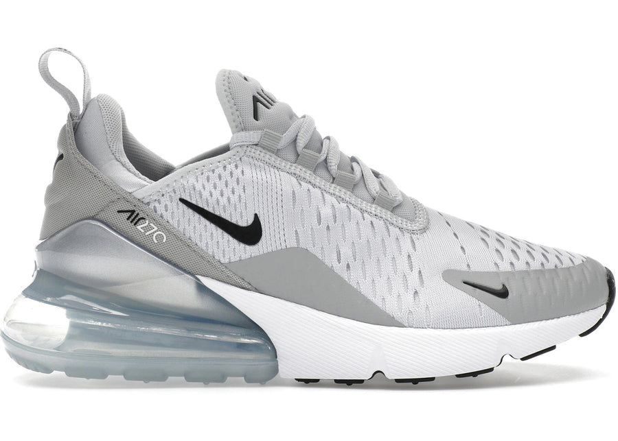Nike Air Max 270 Pure Platinum Gris fumé clair Argent métallisé Noir (Femme)