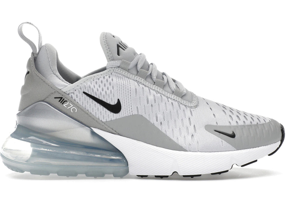 Nike Air Max 270 Pure Platinum Light Smoke Grey Metallic Silver Black (Women's)