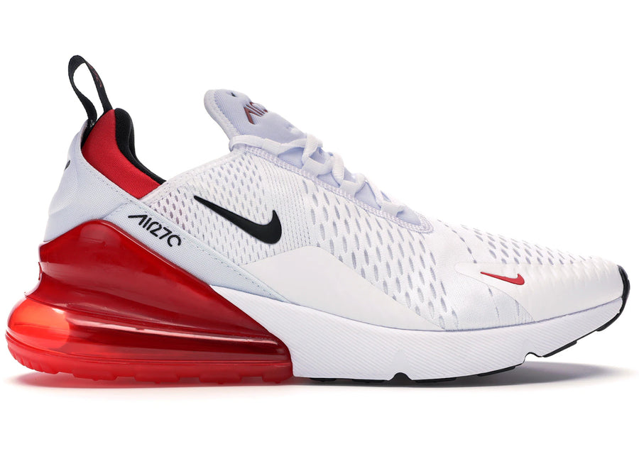 Nike Air Max 270 Blanc Noir Rouge Université