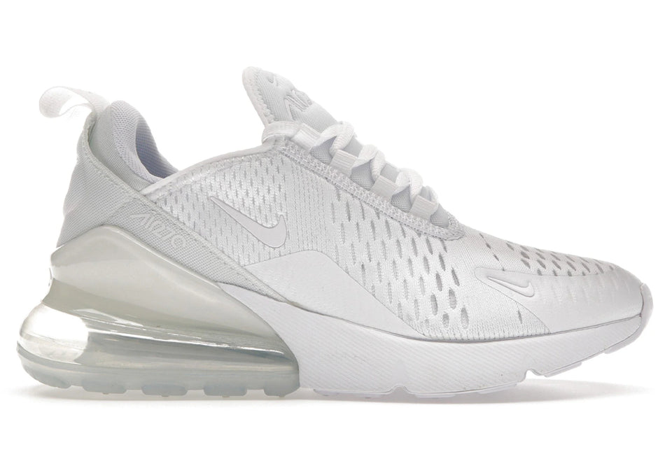 Nike Air Max 270 White Metallic Silver (GS)