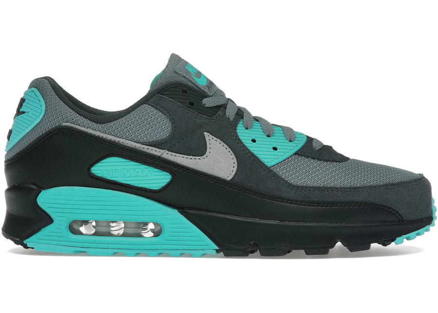 Nike Air Max 90 Gris Froid, Cactus Poussiéreux, Noir, Gris Loup