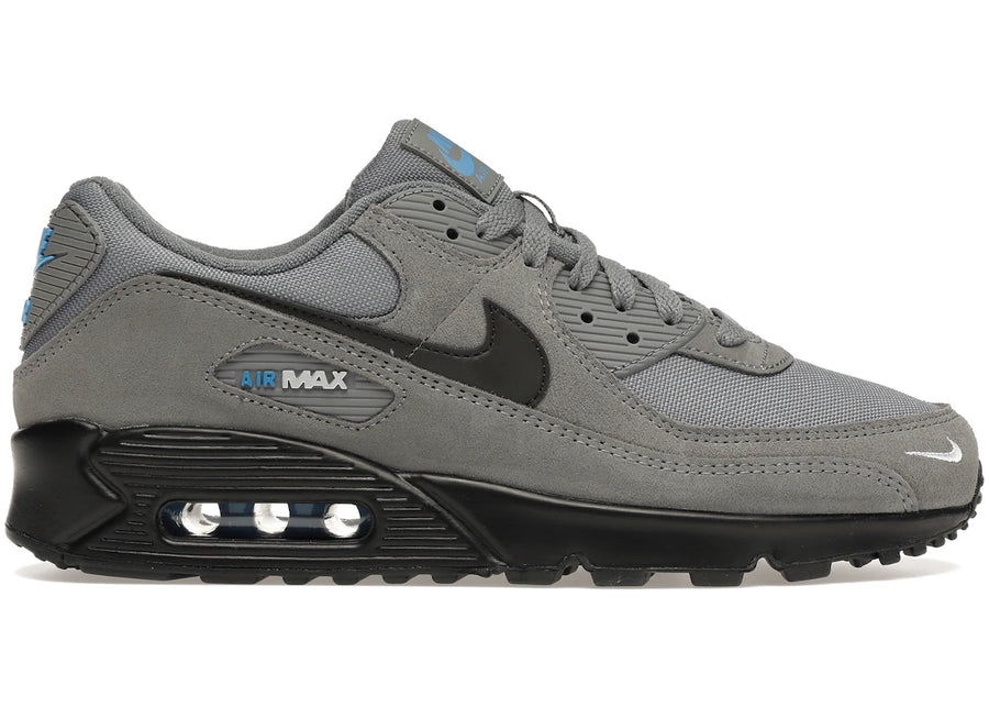 Nike Air Max 90 Gris fumé Bleu photo clair