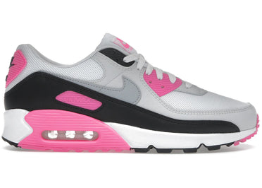 Nike Air Max 90 White Pink Glow Wolf Grey (Women's)