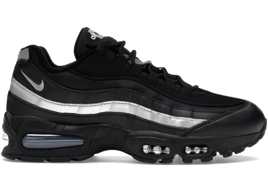 Nike Air Max 95 OG Big Bubble Noir Blanc Argent Métallisé