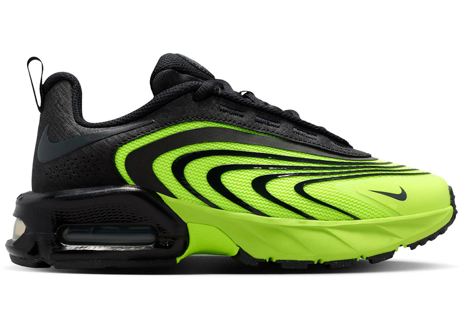 Nike Air Max Fire Volt Noir Gris Fumée Foncé (GS)