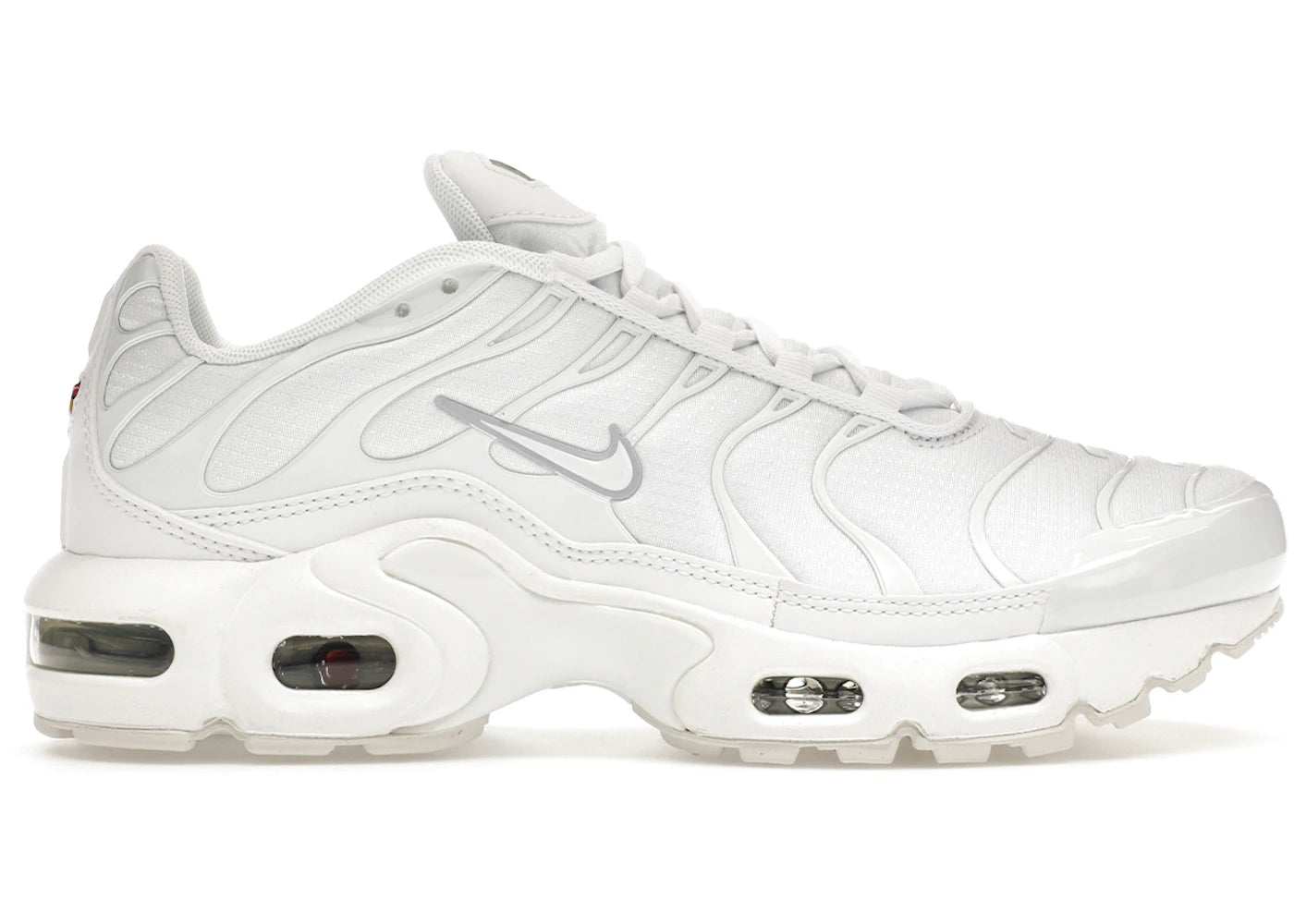 Nike Air Max Plus White Metallic Silver (GS)