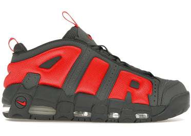 Nike Air More Uptempo Low Dark Grey Light Crimson