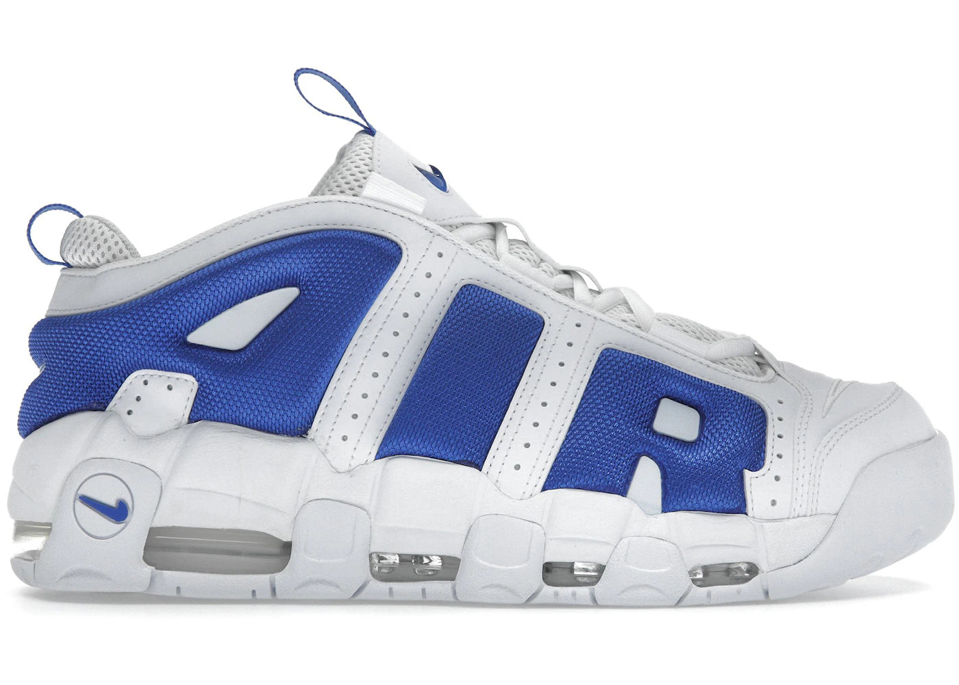 Nike Air More Uptempo Low White Hyper Royal
