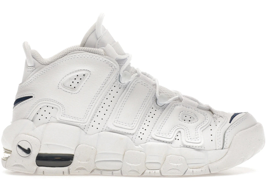 Nike Air More Uptempo Blanc Minuit Marine (GS)
