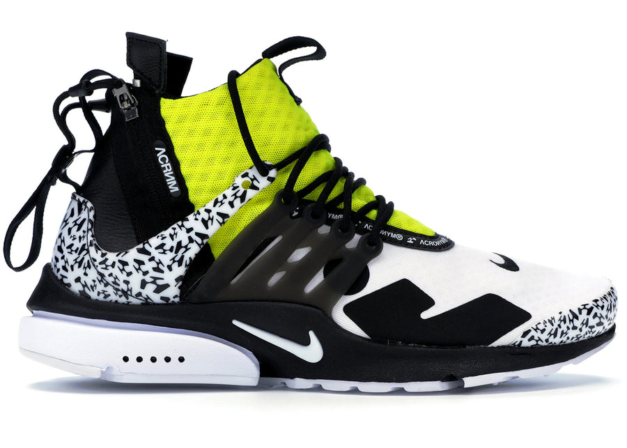 Nike Air Presto Mid Acronyme Jaune Dynamique
