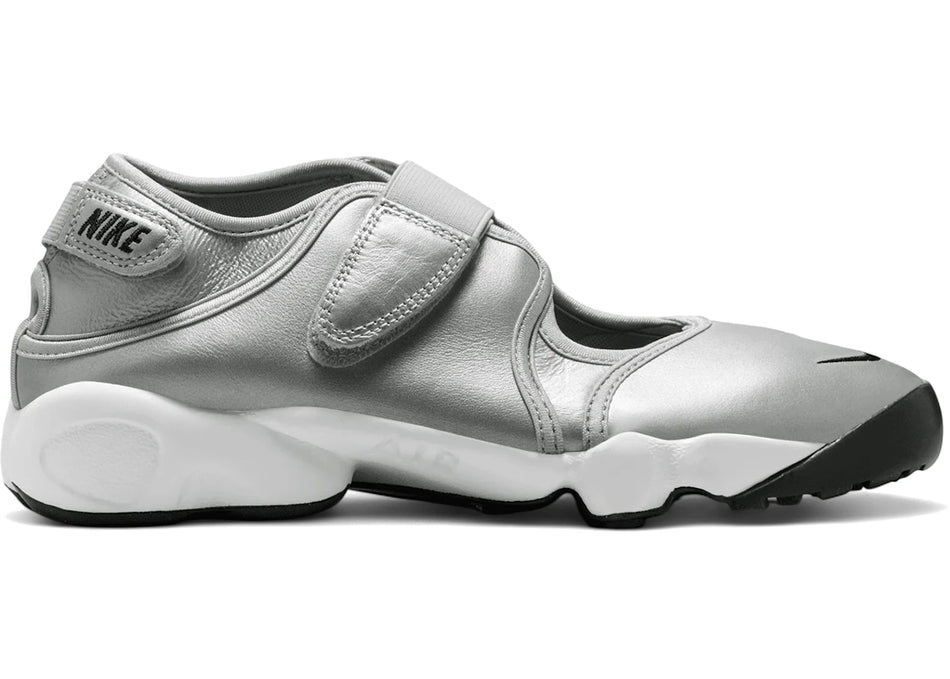Nike Air Rift Leather Metallic Silver Sail (Women's)