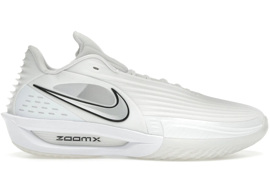Nike Air Zoom GT Cut 3 Turbo Blanc Argent Métallisé
