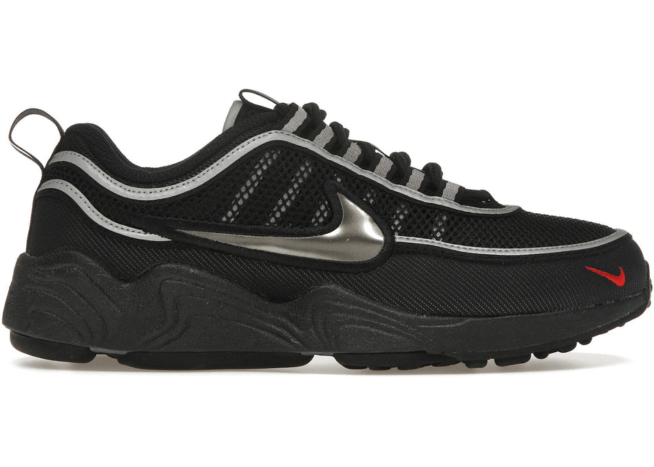 Nike Air Zoom Spiridon Black Metallic Silver