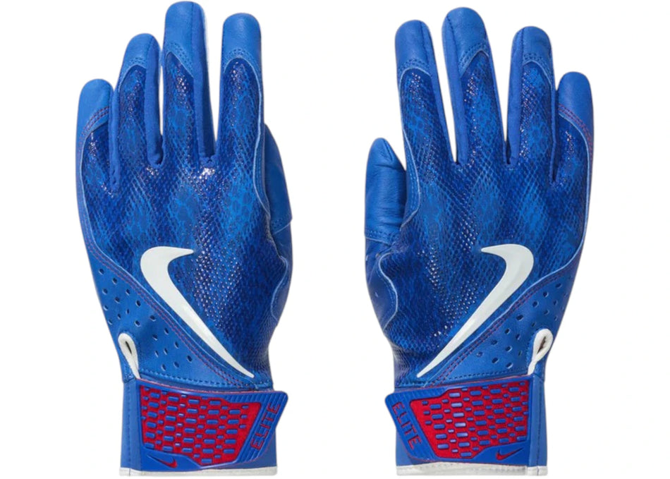 Nike Kobe Baseball Alpha Elite Batting Gloves Blue