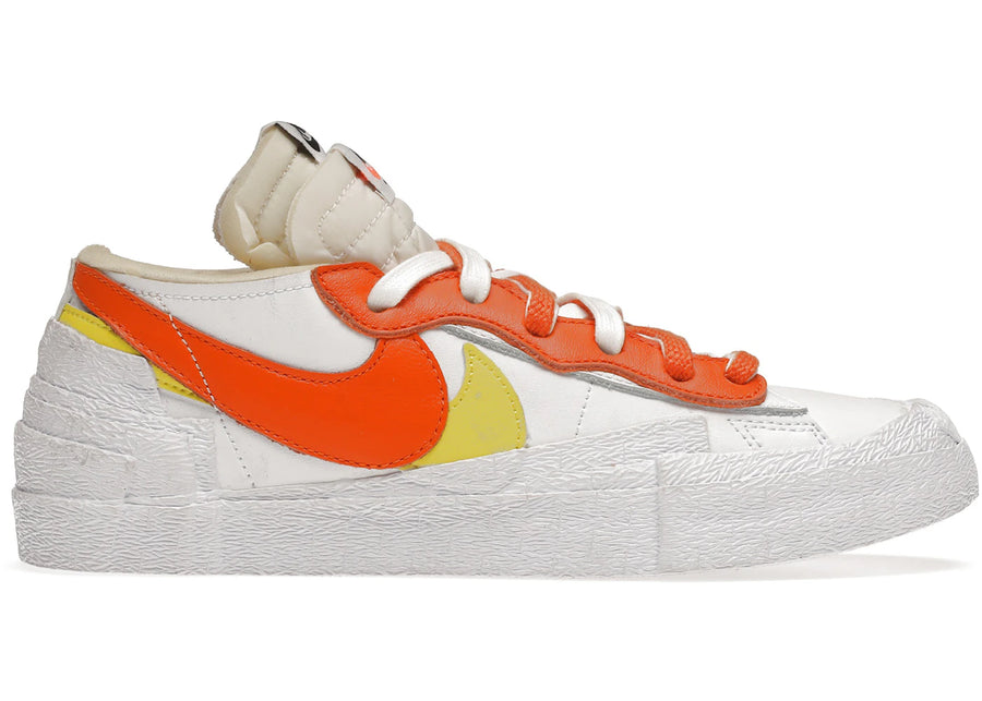 Nike Blazer Low sacai Blanc Magma Orange