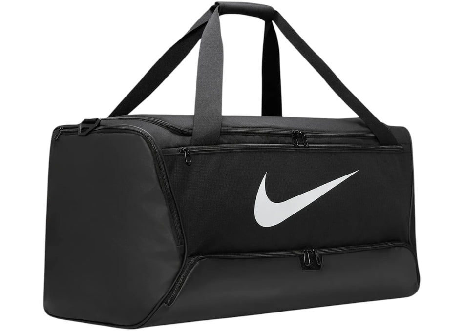 Nike Brasilia 9.5 Training Duffel Large 95L Bag Black/Black/White