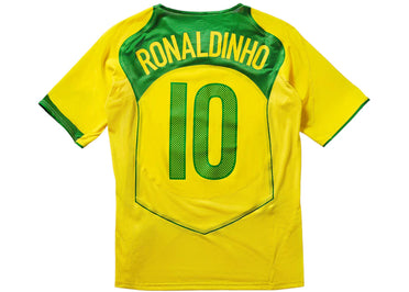 Nike Total 90 Brazil Ronaldinho 2004 Reissue Jersey Opti Yellow/Apple Green