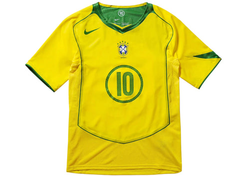 Nike Total 90 Brazil Ronaldinho 2004 Reissue Jersey Opti Yellow/Apple Green