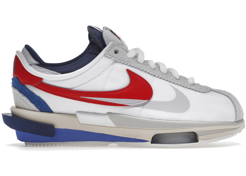 Nike Zoom Cortez SP sacai White University Red Blue