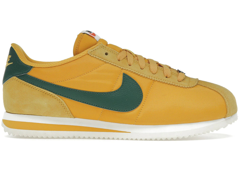 Nike Cortez Textile Yellow Ochre Gorge Green (Women's)