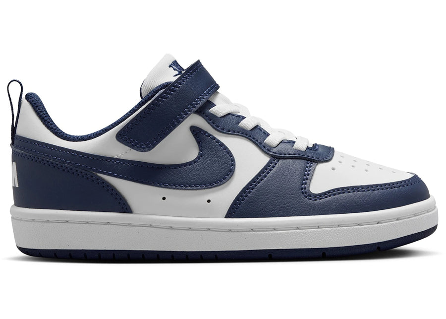 Nike Court Borough Low Blanc Bleu marine (PS)
