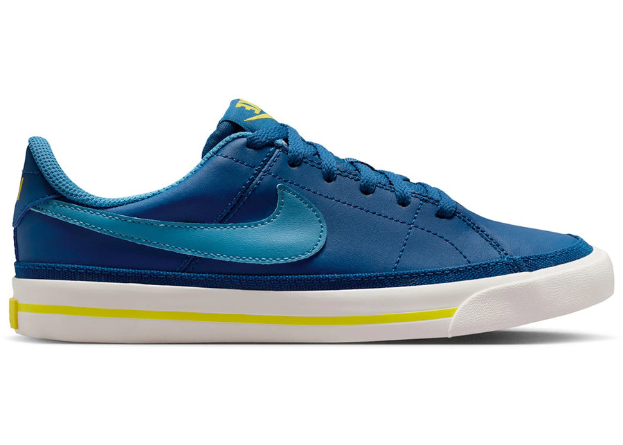 Nike Court Legacy Court Bleu Sonique Jaune (GS)