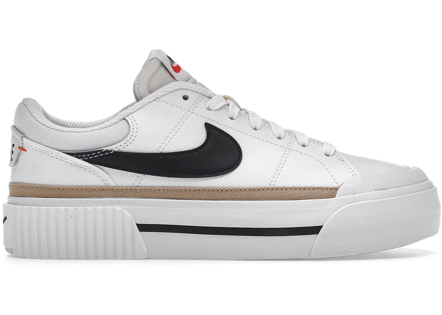 Nike Court Legacy Lift Blanc Noir (Femme)