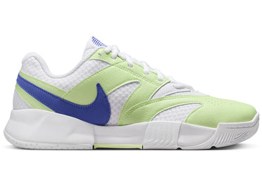 Nike Court Lite 4 Blanc Clair Vert Citron Saphir (Femme)