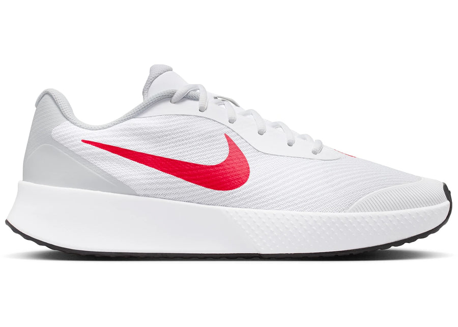 Nike Court Vapor Lite 3 HC Blanc Platine Pur Rouge Clair