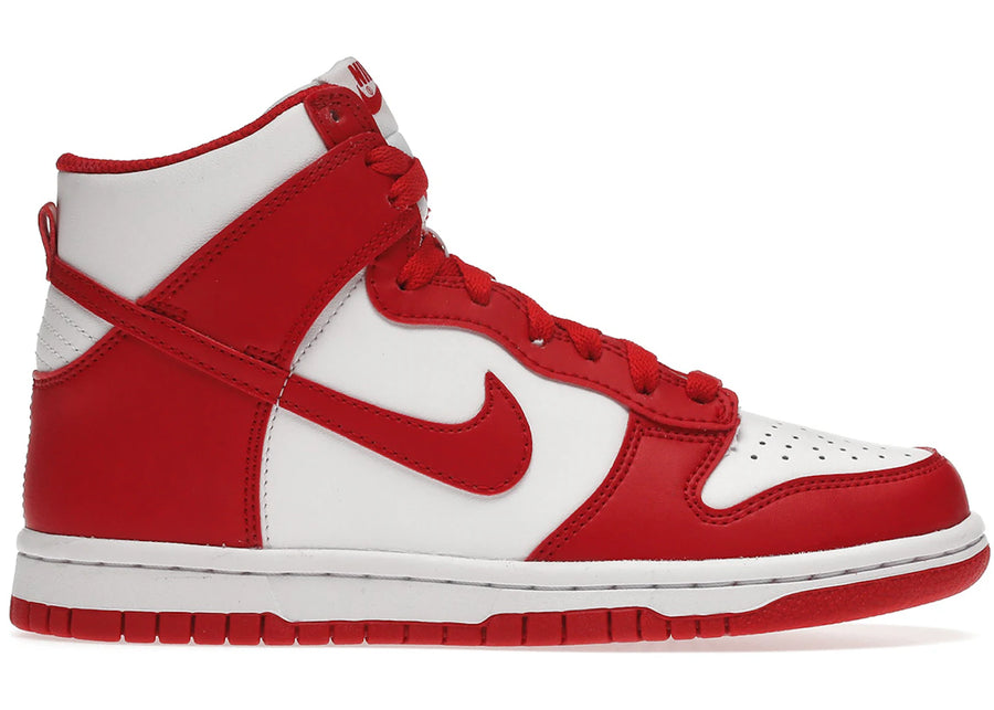Nike Dunk High Championship Blanc Rouge (Étiquette blanche) (GS)