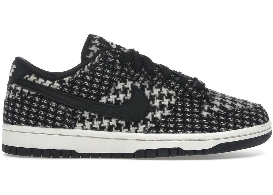 Nike Dunk Low Harris Tweed White Black Multi (Women's)