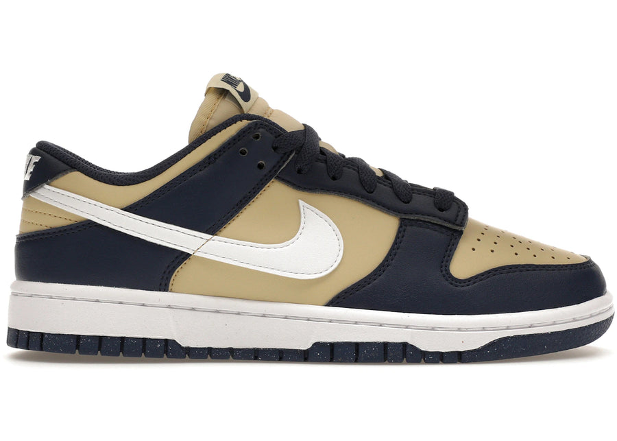Nike Dunk Low Next Nature Midnight Navy Gold (Femme)