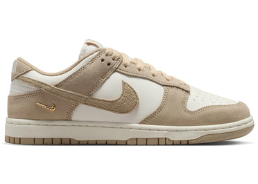 Nike Dunk Low Voile Or Métallisé Lin (Femme)