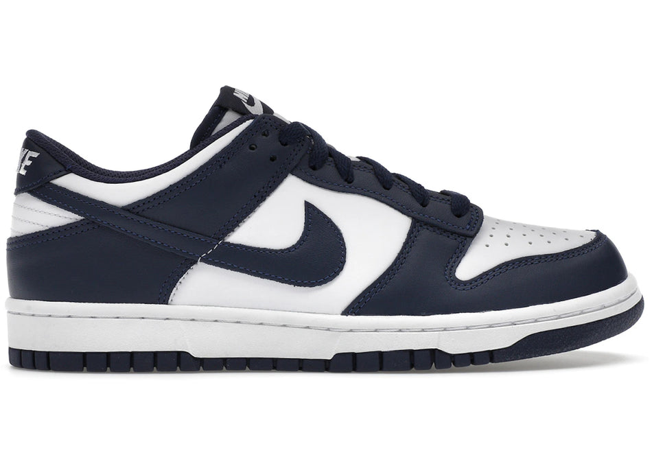 Nike Dunk Low White Midnight Navy (GS)