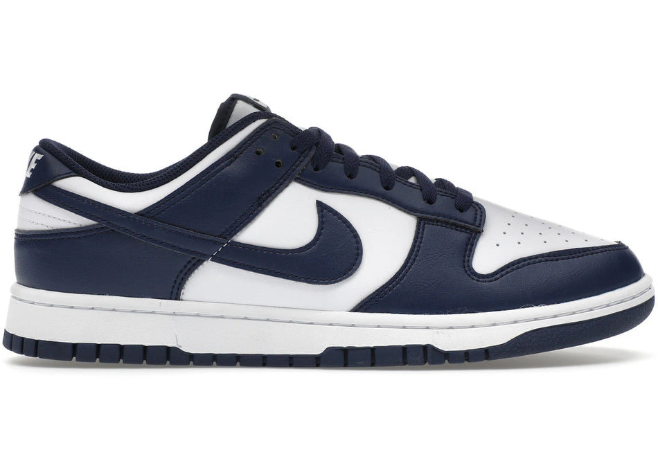 Nike Dunk Low White Midnight Navy