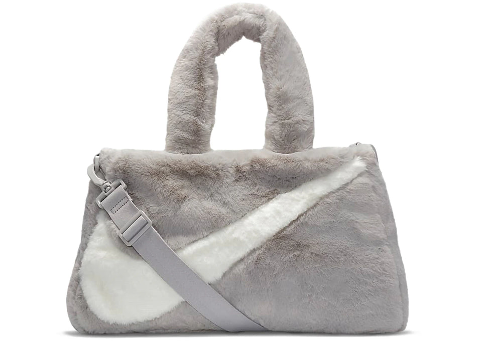 Nike Faux Fur Tote Bag Light Iron Oar