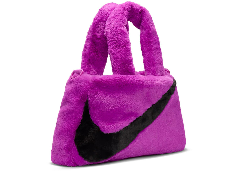 Nike Faux Fur Tote Bag Vivid Purple