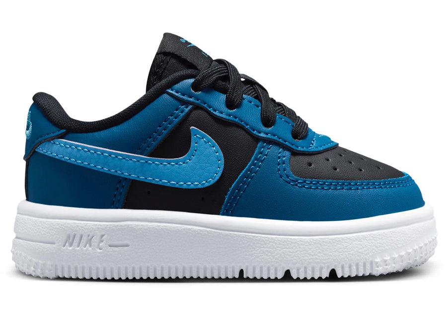 Nike Force 1 Low Noir Bleu Court (TD)