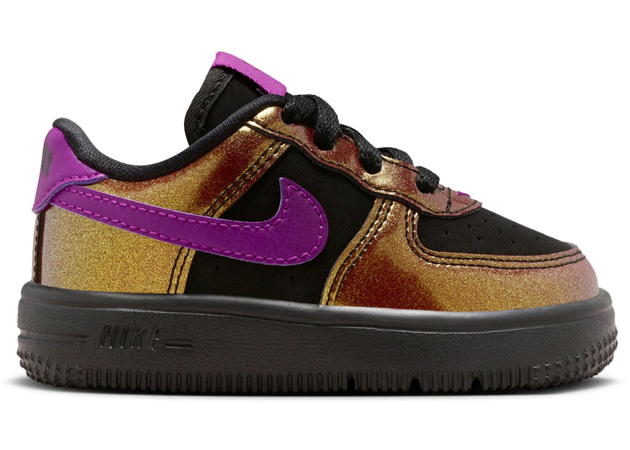 Nike Force 1 Low LV8 4 Glam Rock Black Bold Berry (TD)
