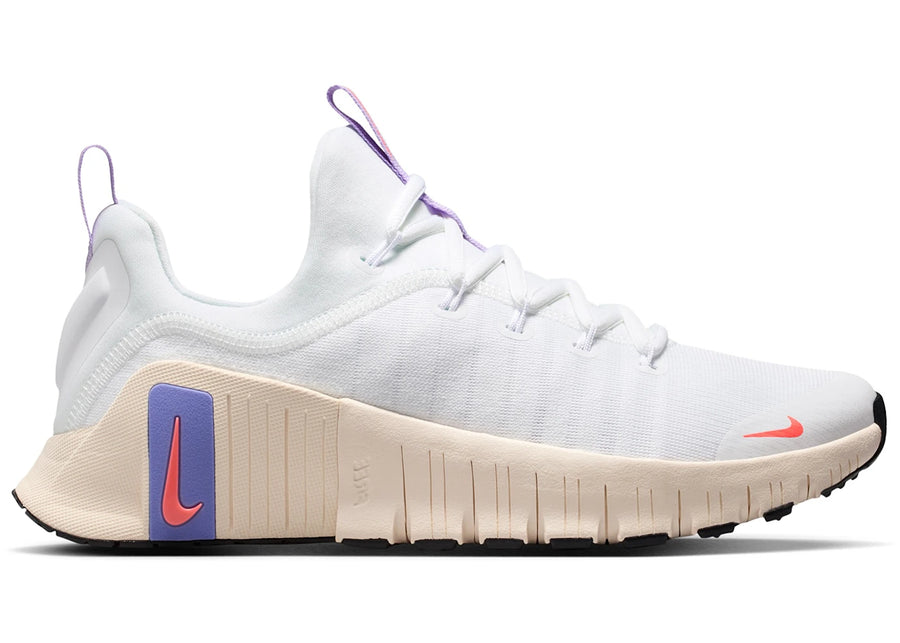 Nike Free Metcon 6 Blanc Violet Brume Craie Lave (Femme)