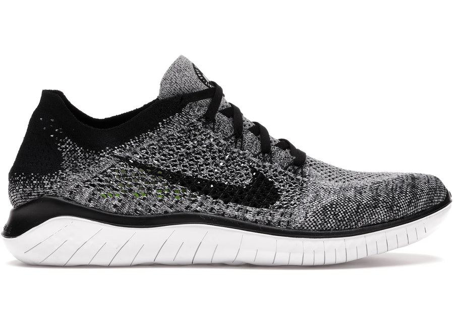 Nike Free RN Flyknit 2018 Noir Blanc Ombre