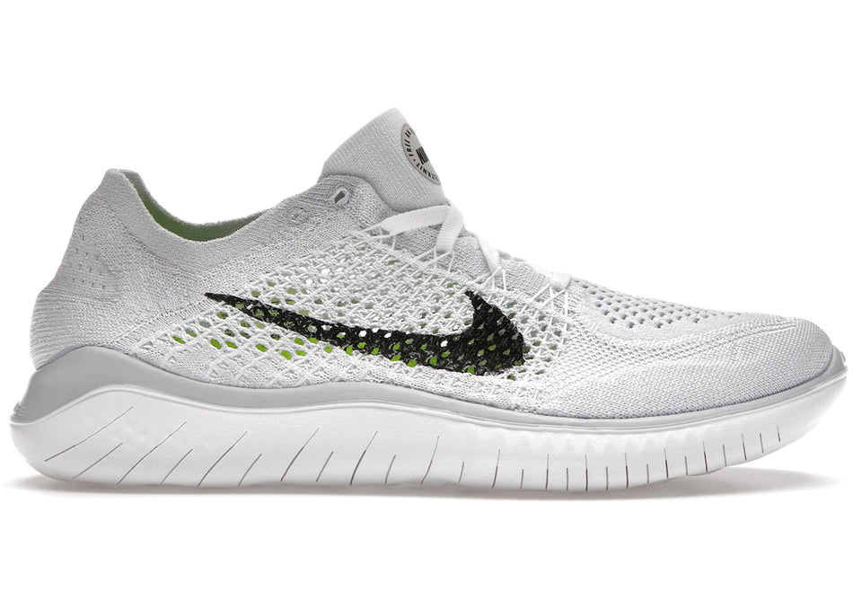 Nike Free RN Flyknit 2018 White Pure Platinum (Women's)