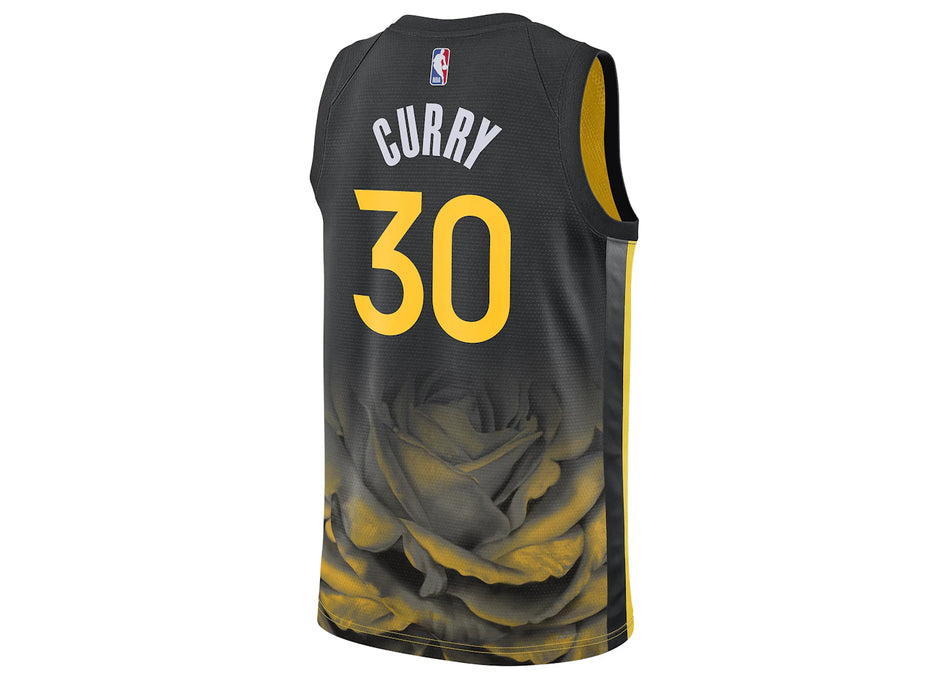 Nike Golden State Warriors 2022/23 Stephen Curry City Edition Swingman Jersey Black