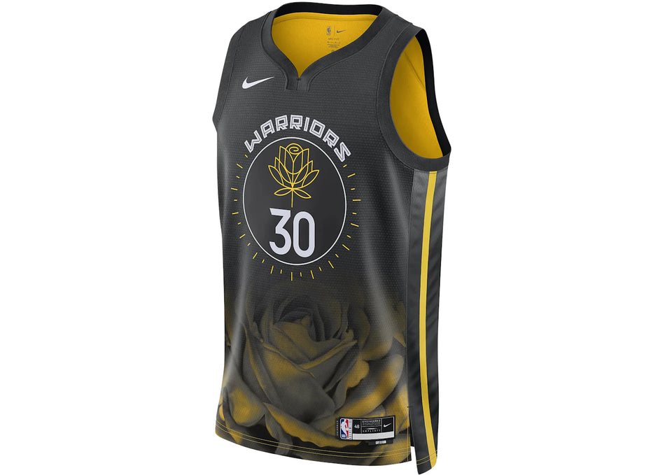 Nike Golden State Warriors 2022/23 Stephen Curry City Edition Swingman Jersey Black