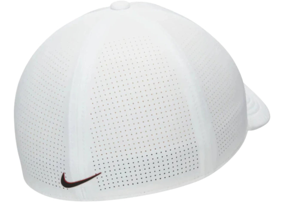 Nike Golf Dri Fit ADV Tiger Woods Structured Club Cap White/Black