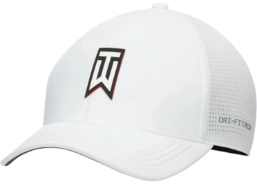 Nike Golf Dri Fit ADV Tiger Woods Structured Club Cap White/Black