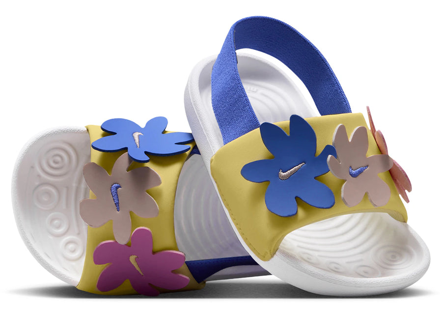 Nike Kawa Slide SE Blanc Saphir Magenta Jaune Doux (TD)