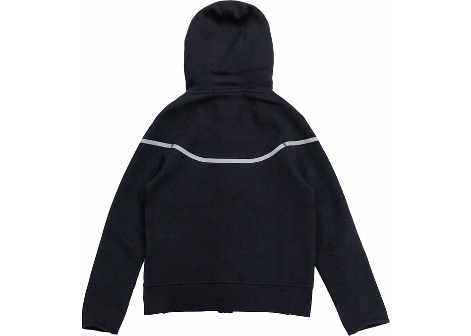 Nike Kid's Tech Fleece Reflective Full Zip Hoodie Black/Silver