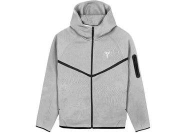 Nike Kobe Bryant Tech Fleece Windrunner Full Zip Jacket Dark Grey Heather/White