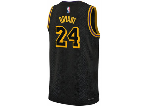 Nike Kobe Mamba Mentality Big Kids Los Angeles Lakers City Edition Swingman Jersey (FW23) Black